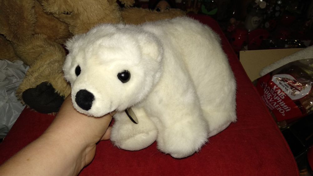 мягкая игрушка фирменный белый медведь мишка германия как новый