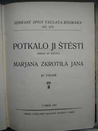 чеська книжка 1923 року_, із зібрання творів Václav Kosmák