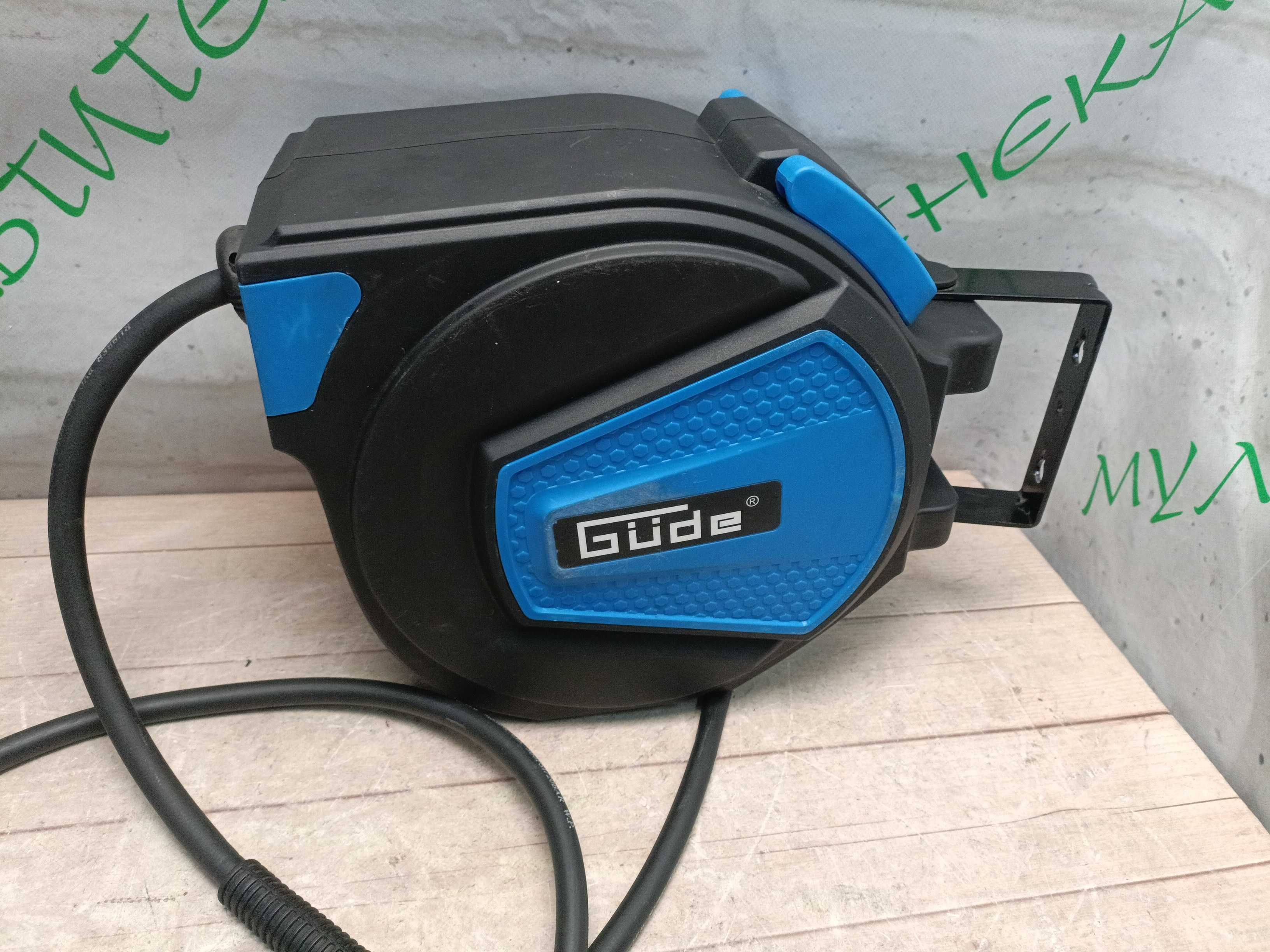 Güde ‎02882 пневматичний шланг на котушці 15м+15м, 12бар, Ø15,5/9мм