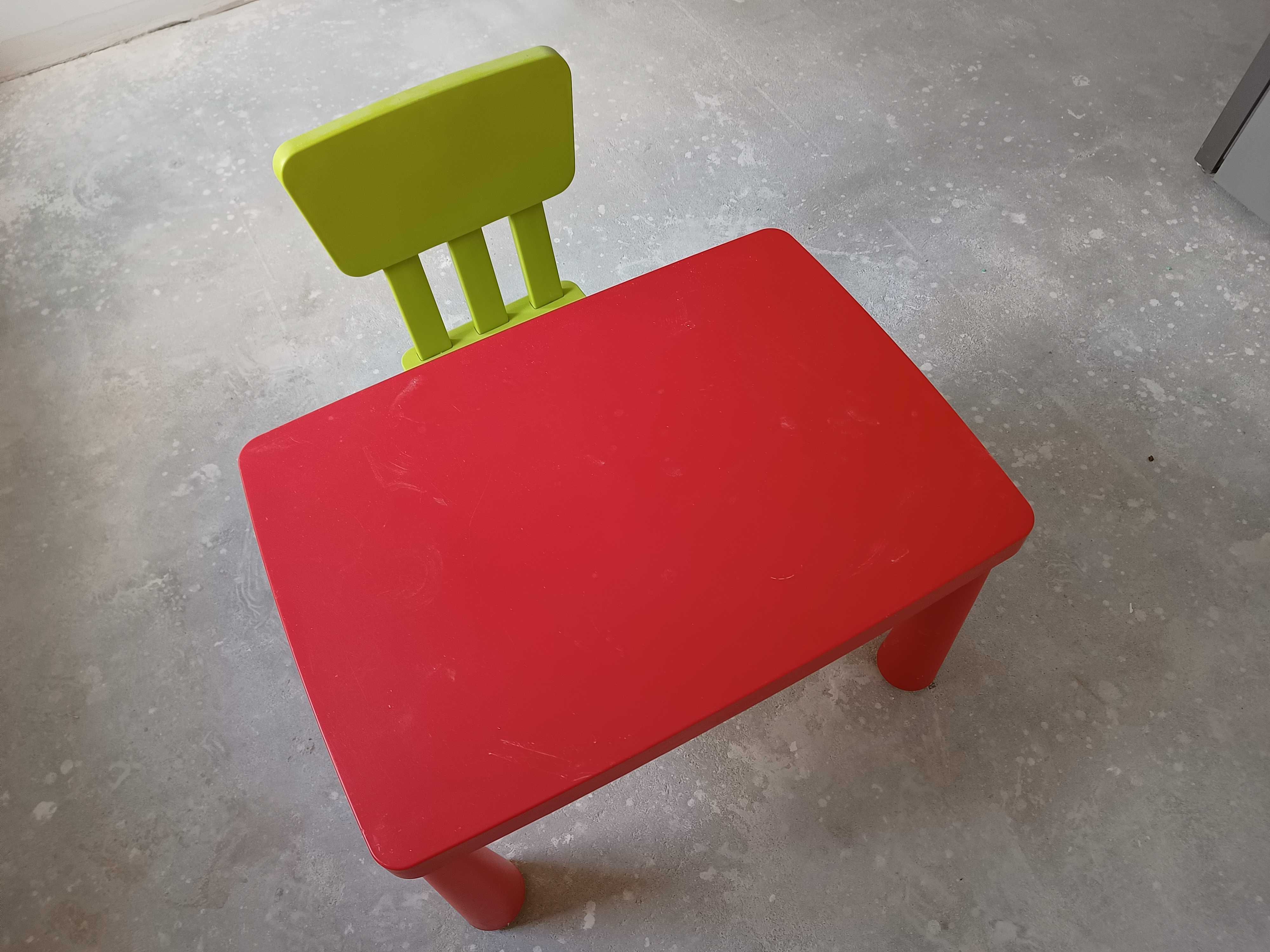Krzesełko i stolik dla dziecka Mammut Ikea