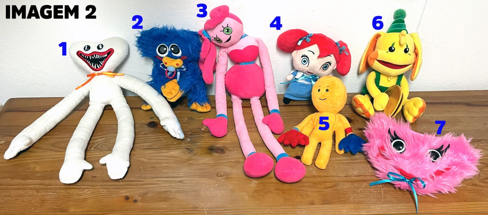 Poppy Playtime - Várias Figuras e Packs