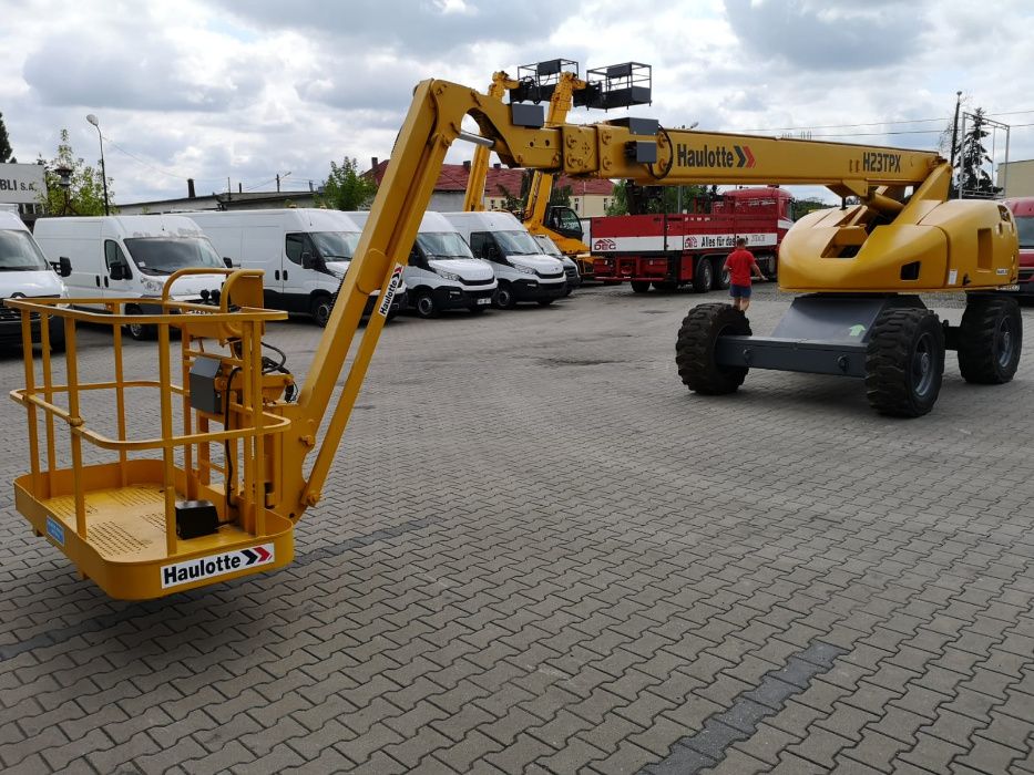 Wynajem podnośnika koszowego z UDT Haulotte, Manitou, JLG