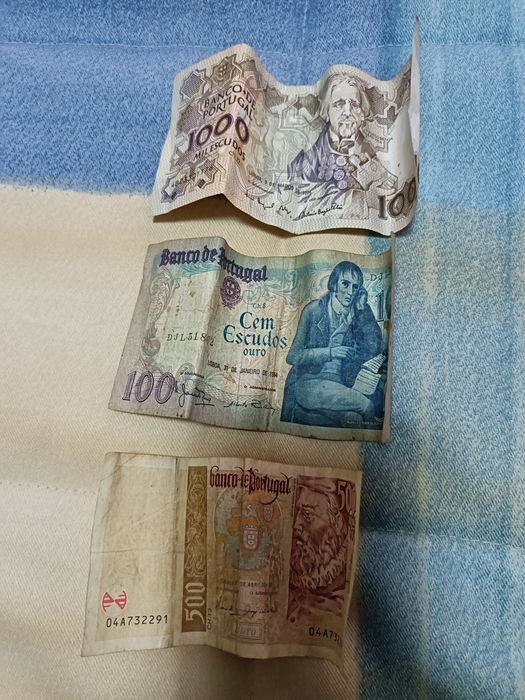 Notas antigas de escudos