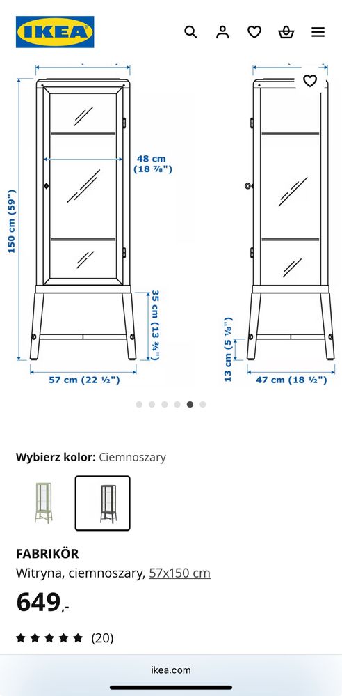 witryna IKEA Fabrikör