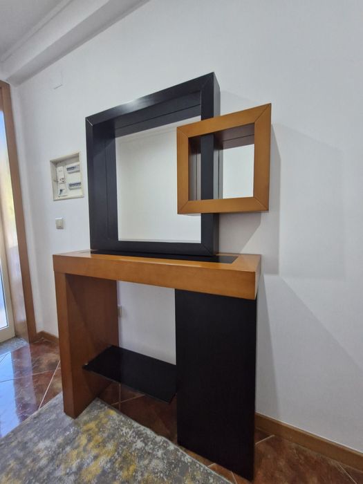 Conjunto de móvel + espelho Hall entrada