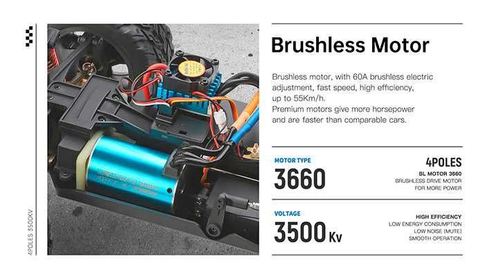 WLtoys 104019 4WD car brushless 55 км/год 4WD 1:10