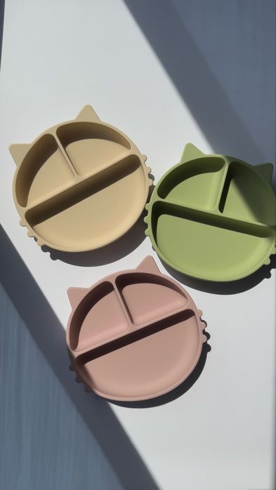 Силіконовий посуд, дитячий посуд, тарілочки, прикорм. ЗНИЖКА!