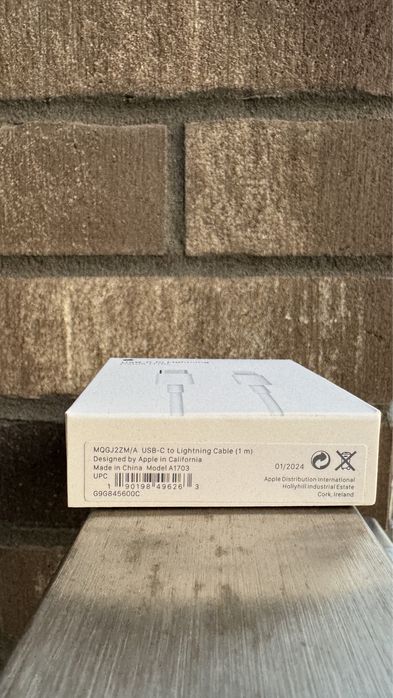 Kabel Ligthning USB -C 1 M White