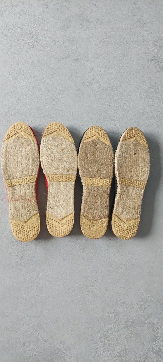 Espadryle - zestaw 4 szt. butów w 2 kolorach