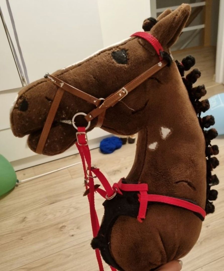 Koń ma kiju hobby hors głowa konia