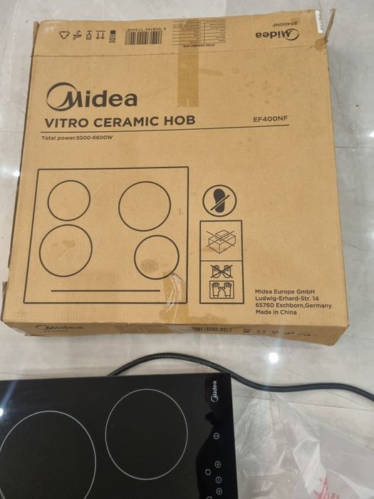 Plyta ceramiczna midea , 4 pola grzewcze , nowa