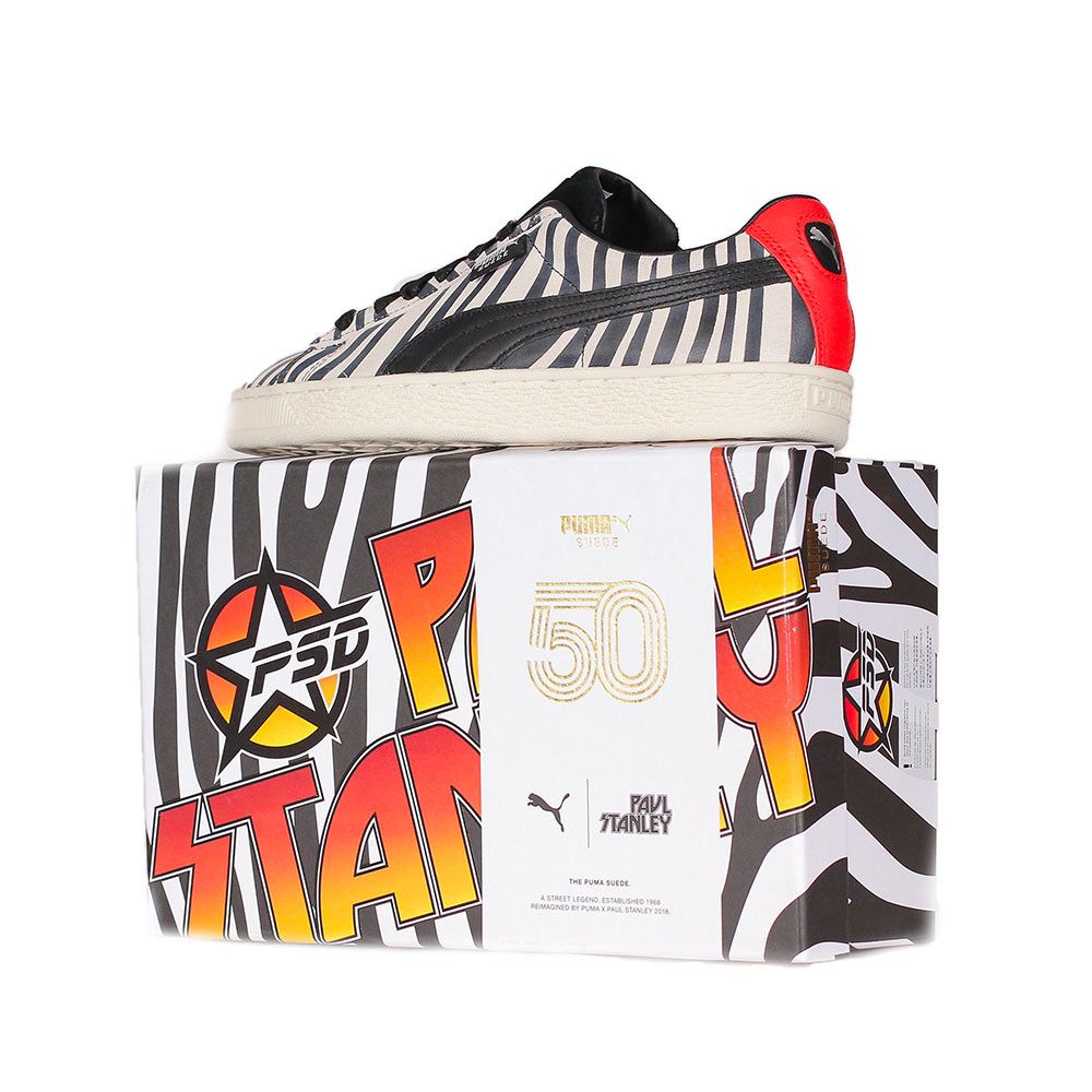 PUMA x Paul Stanley (Kiss) - sapatilha Puma Suede 50 anos