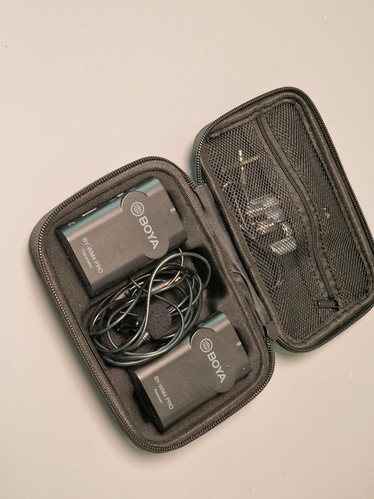 Zestaw BOYA BY-WM4 PRO – mikrofon bezprzewodowy do kamery/telefonu