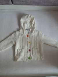 bluza sweter ocieplany na polarze Lupilu 74/80