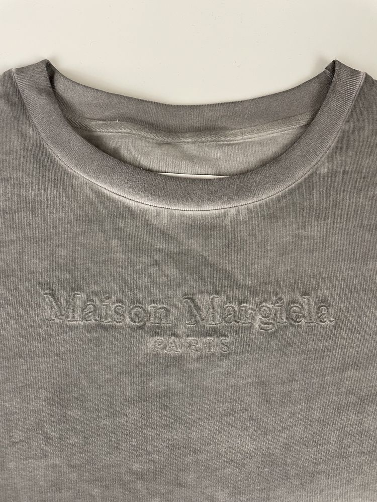Maison margiela embroidered logo футболка