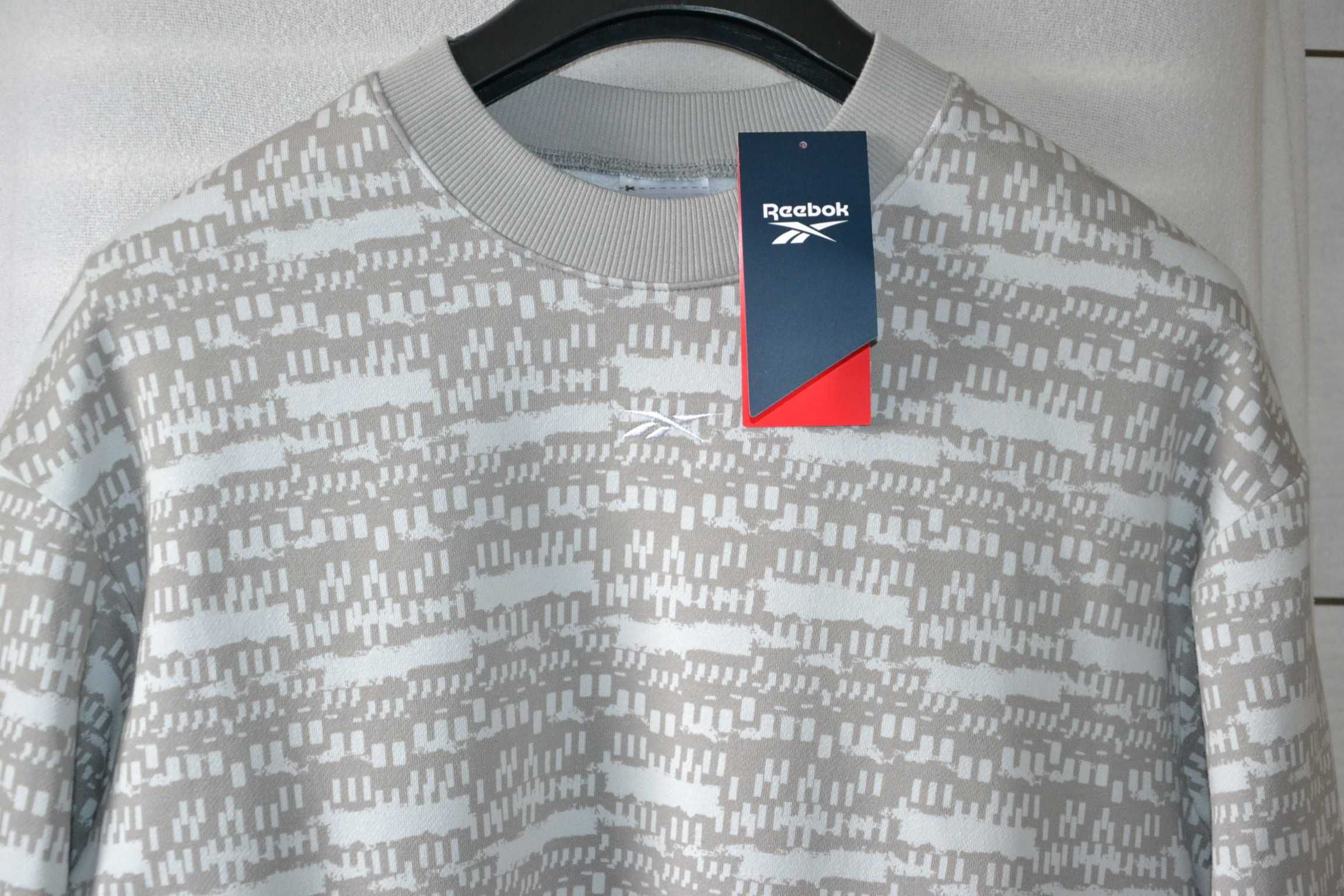 REEBOK Coverup Nowa Bluza Damska S Oversize Bawełna Oryginalna 100%