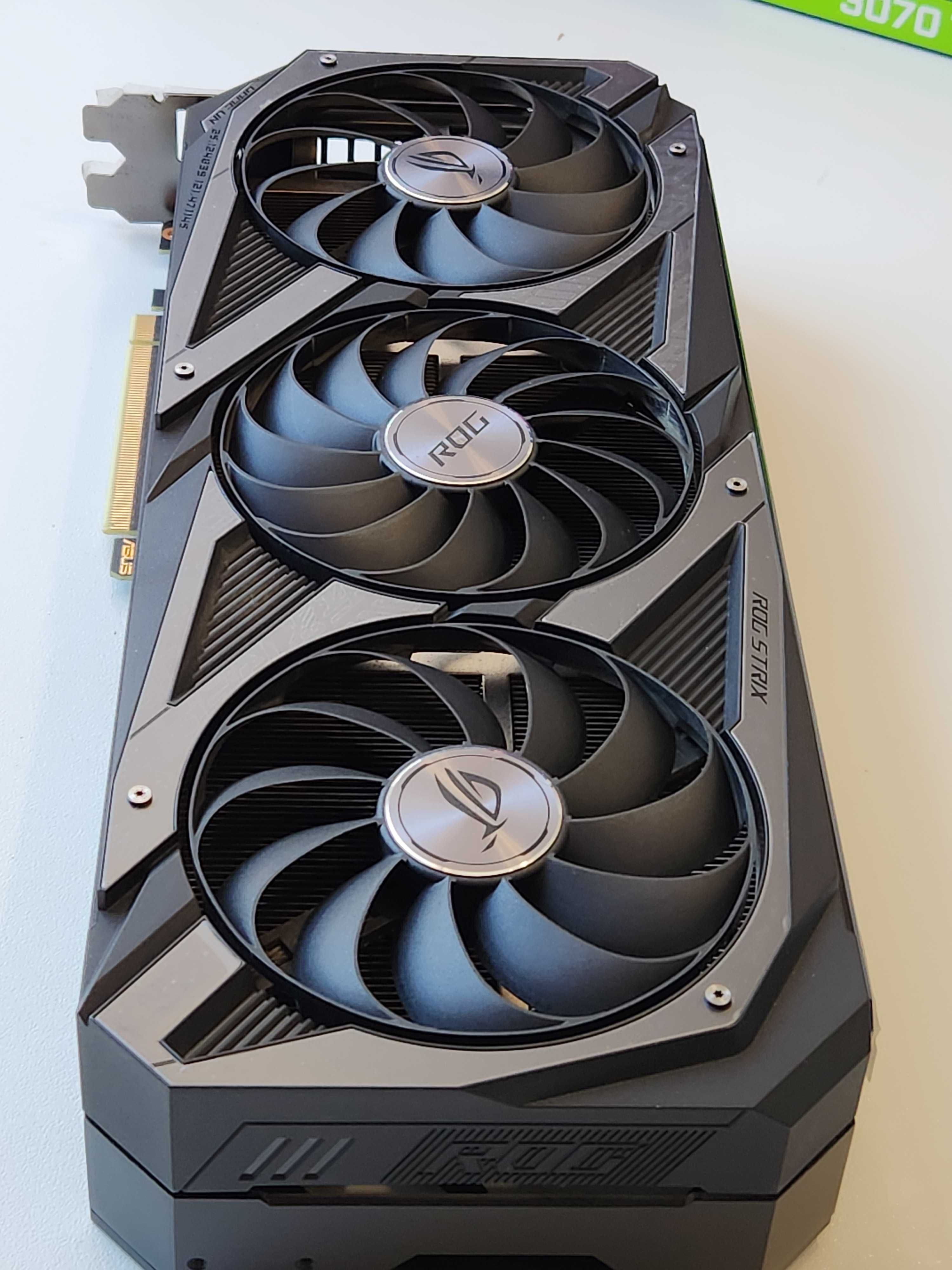 Відеокарта Asus ROG GeForce RTX 3070 Ti STRIX OC 8192MB Gaming