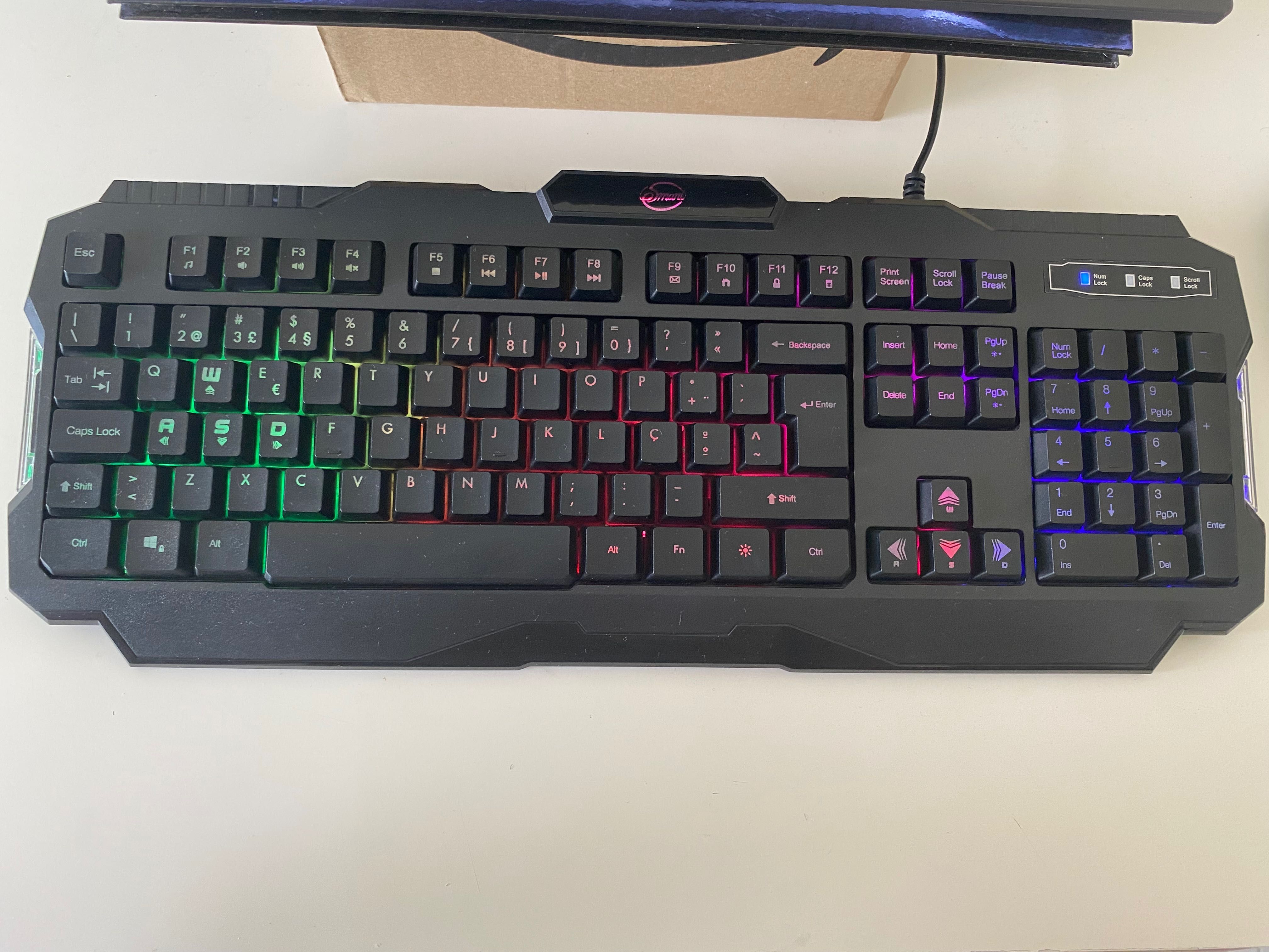 Teclado RGB gaming Smart