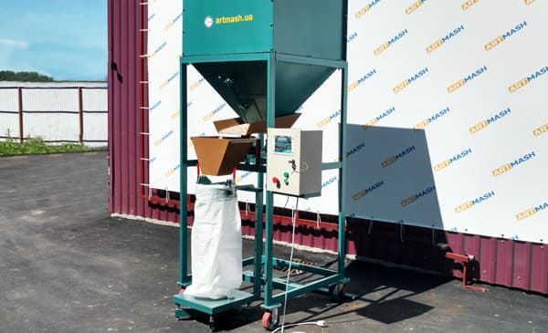 Ваговий дозатор для гранул, пелет по 5-50 кг в пакунку