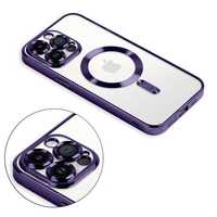 Case Etui Iphone 13/14/15 Plus Pro Max Magsafe Magnetyczne C Purpura