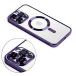 Case Etui Iphone 13/14/15 Plus Pro Max Magsafe Magnetyczne C Purpura