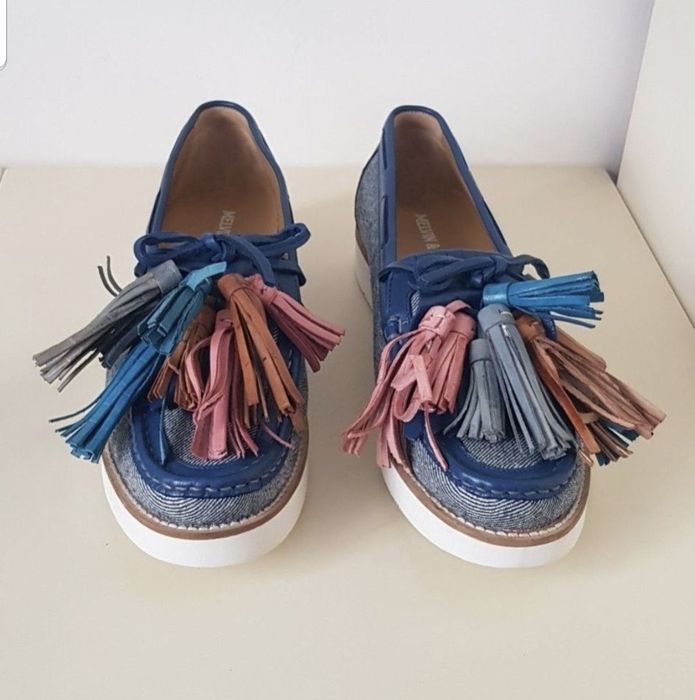 Лоферы броги melvin hamilton оригинал кожа оксфорды туфли новые