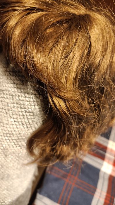 Peruka damska brąz karmelowy