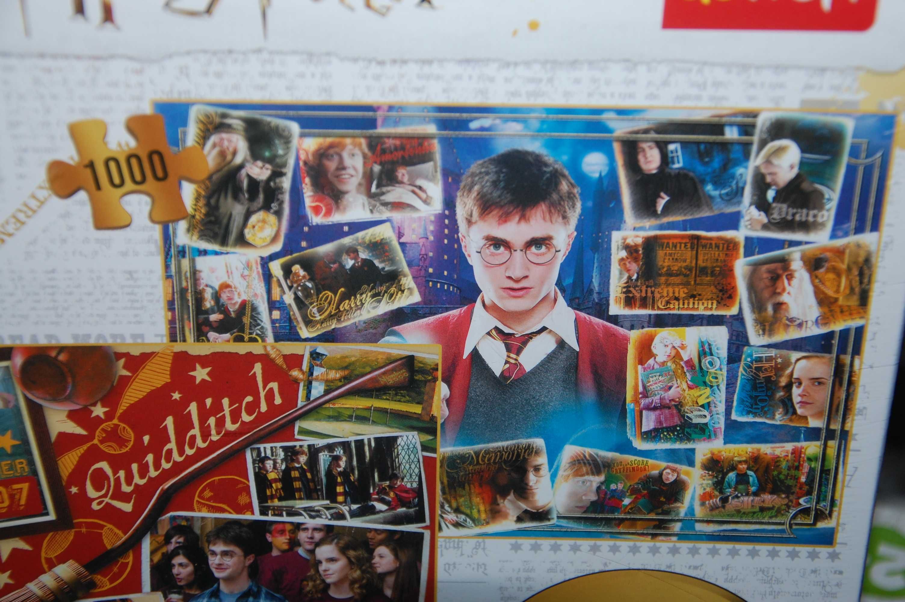 nowe puzzle HARRY POTTER 2X 1000SZT + PLAKAT