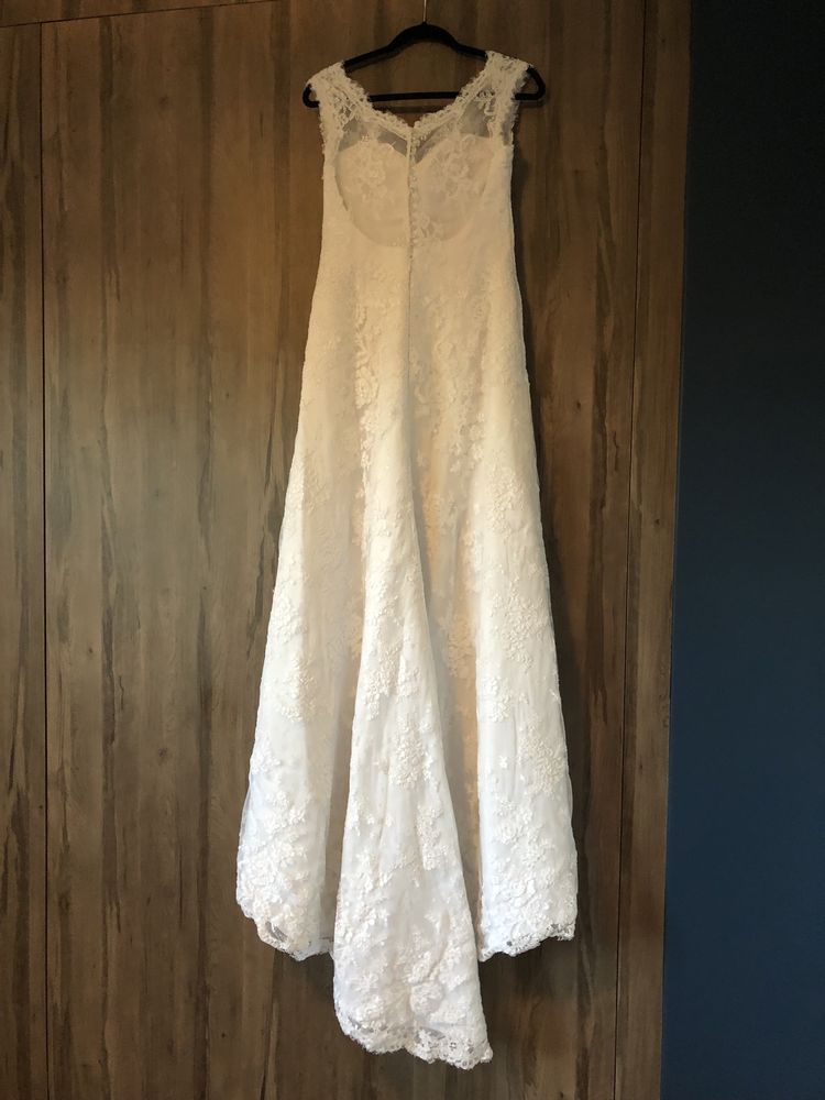 Suknia ślubna koronka biała 38 40