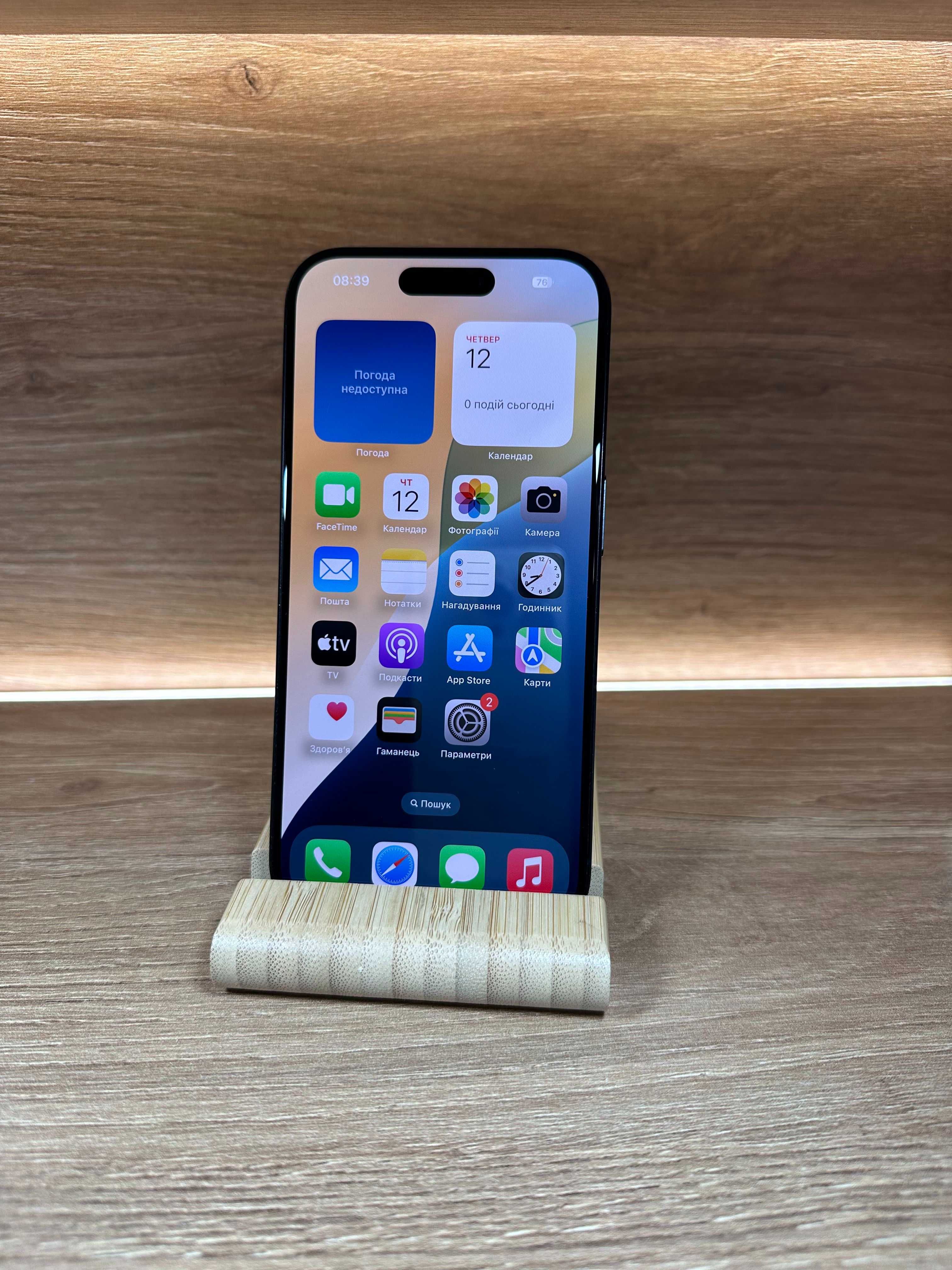iPhone 15 Pro 256 Blue!!! З США!!! АКБ 93%!! №: 7743!!! Неверлок!!!