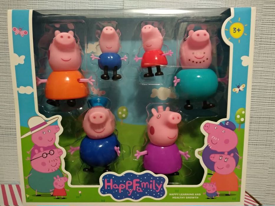 Свинка Пеппа Peppa pig Пепа фігурки будинок дом машина друзі друзья