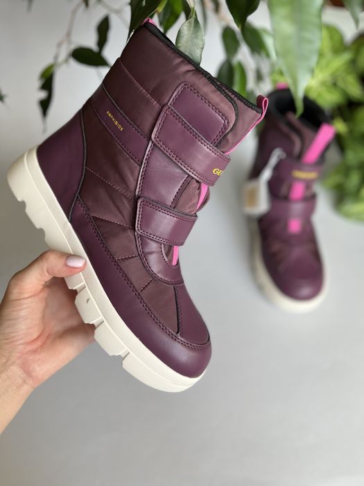 зимові чоботи 38р. 24,9см Geox Willaboom, водонепроникні ботінки