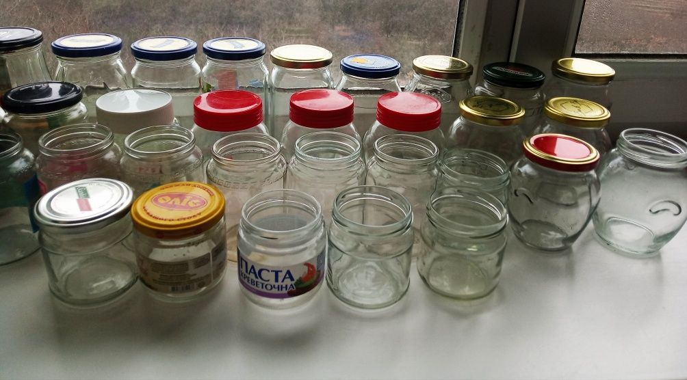 Продам стеклянные банки б/у