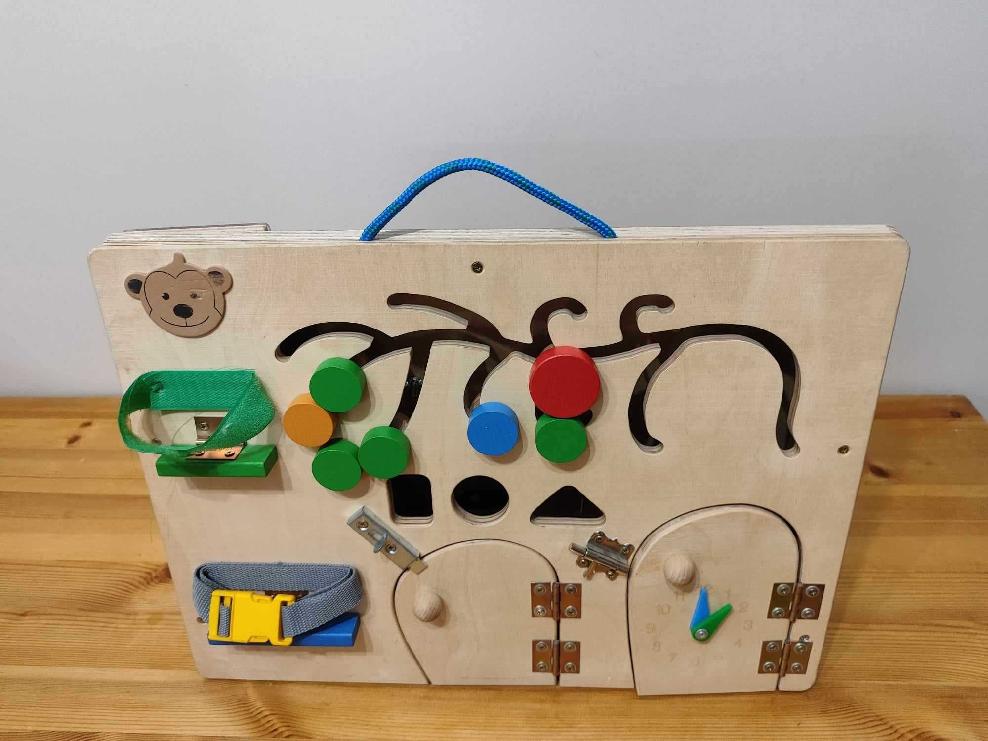 Dwustronna tablica manipulacyjna sensoryczna z serii Little Explorer