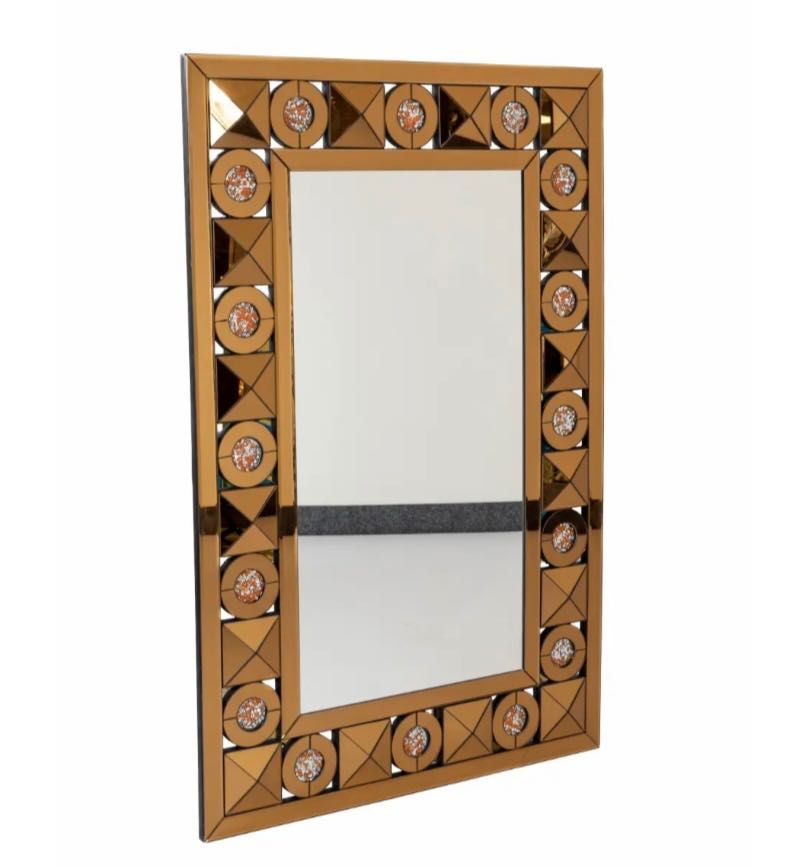 GLAMOUR lustro 120x80 HIT złote