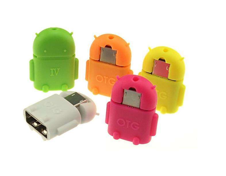 Adaptador OTG USB 2.0 conversor Boneco Android [OLX.A03]