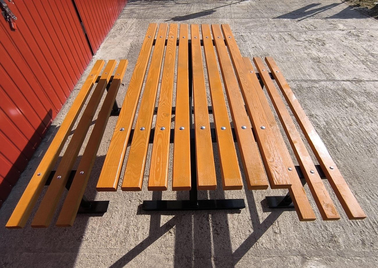 Meble Ogrodowe Dwie Ławki i Stół 160Cm Transport