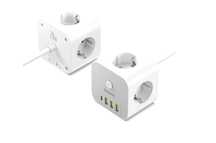 Мережевий зарядний пристрій із захистом в BASEUS GaN5 3AC+2U+2C 20W