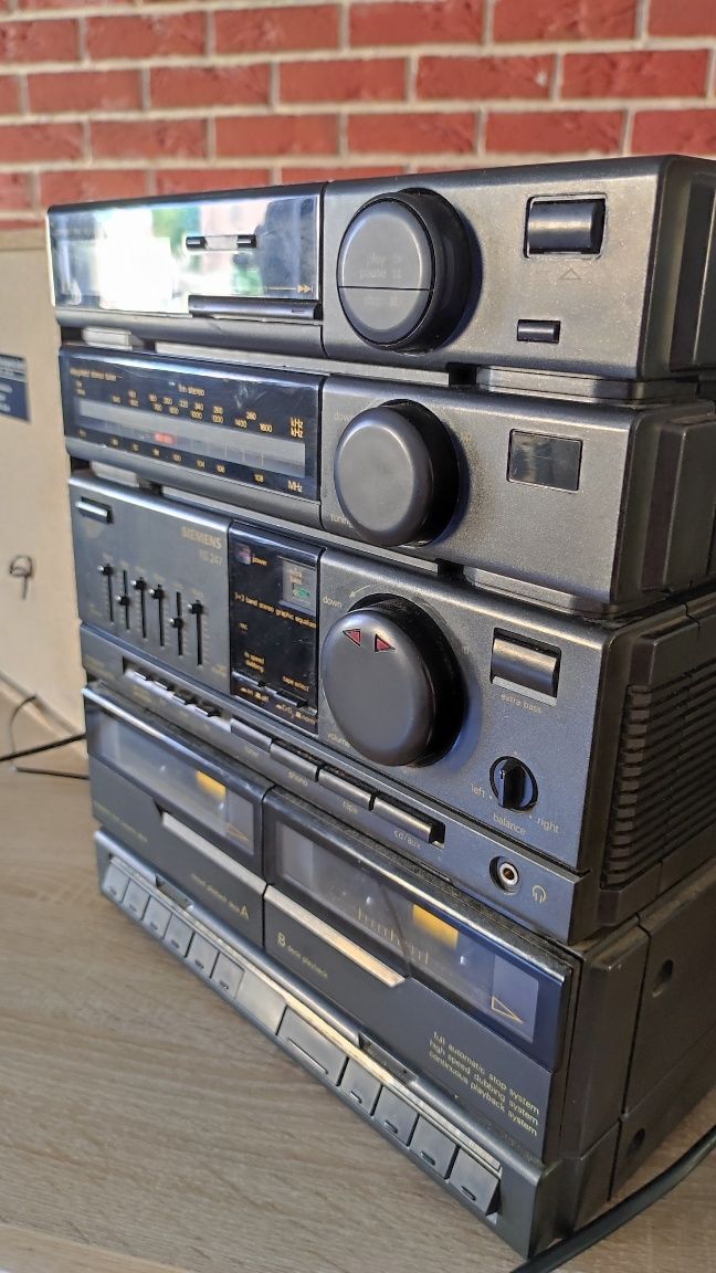 Wieża Stereo Siemens RS247 +  głośniki G4 Box