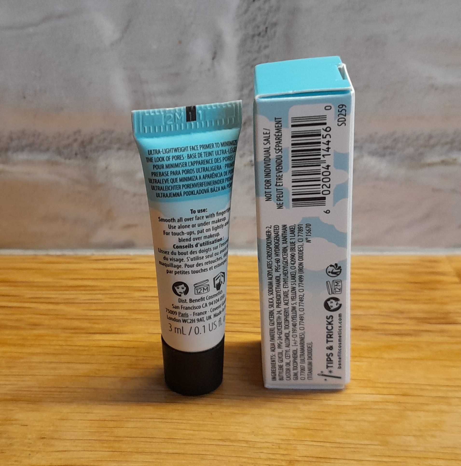 Nowa Ultralekka Baza Pod Makijaż POREfessional Lite BENEFIT 9 ml