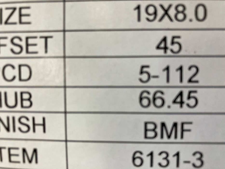 Диски одноширокие Audi R19/R17 5-112 в разных размерах.