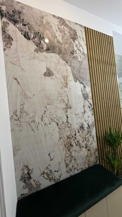 PANEL ŚCIENNY Płyta WPC PVC 280x122 Marmur Beżowy Łatwy montaż