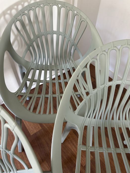 Conjunto 5 cadeiras como novas