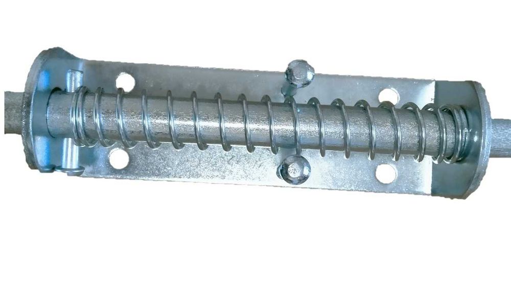 rygiel rygle zasuwa do bramy drzwi L450 sprężyna