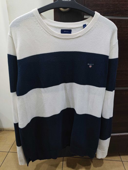 Мужской Свитер, свитшот  GANT COTTON PIQUE (ХЛ)