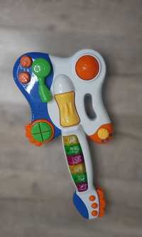 Дитяча іграшкова гітара з музичними та світловими ефектами