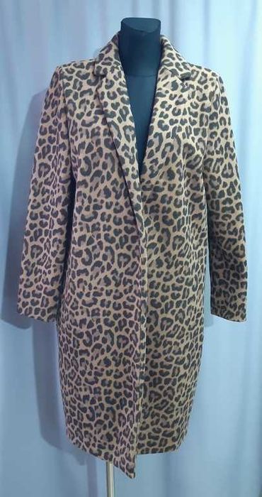 Пальто женское леопард Zara