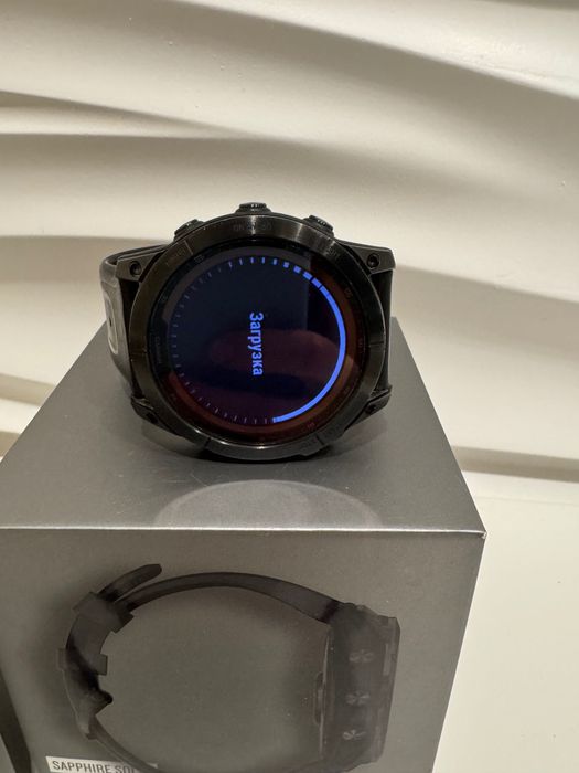 Garmin Fenix 7X Saphire Solar Титановый DLC черный Карбон