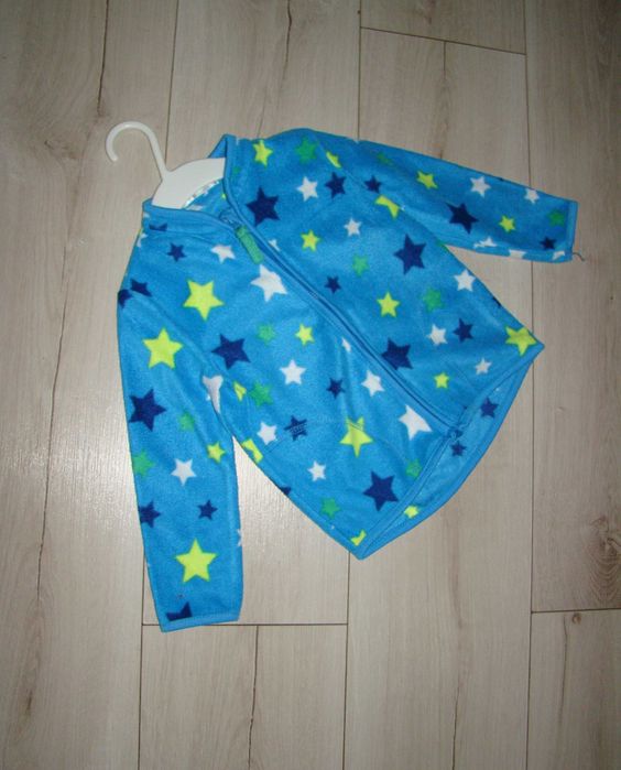 Śliczny ciepły polarek dla chłopca roz 86