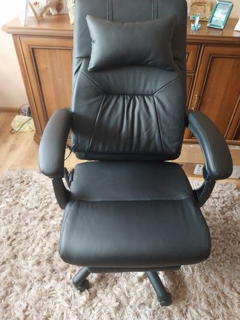 Fotel  masujący Vinsentto krzesło wykonawcze z funkcją masażu